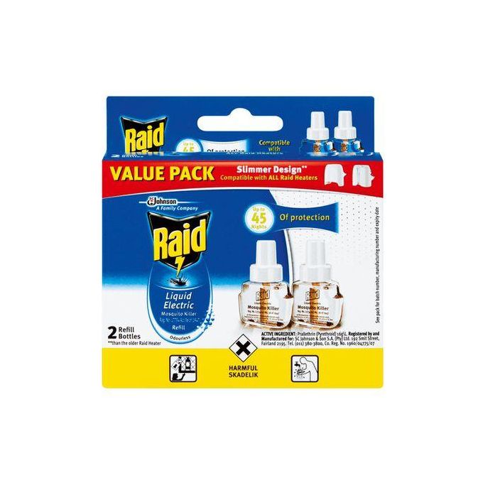 Raid Liq Electric Refill 2Pk 33ml